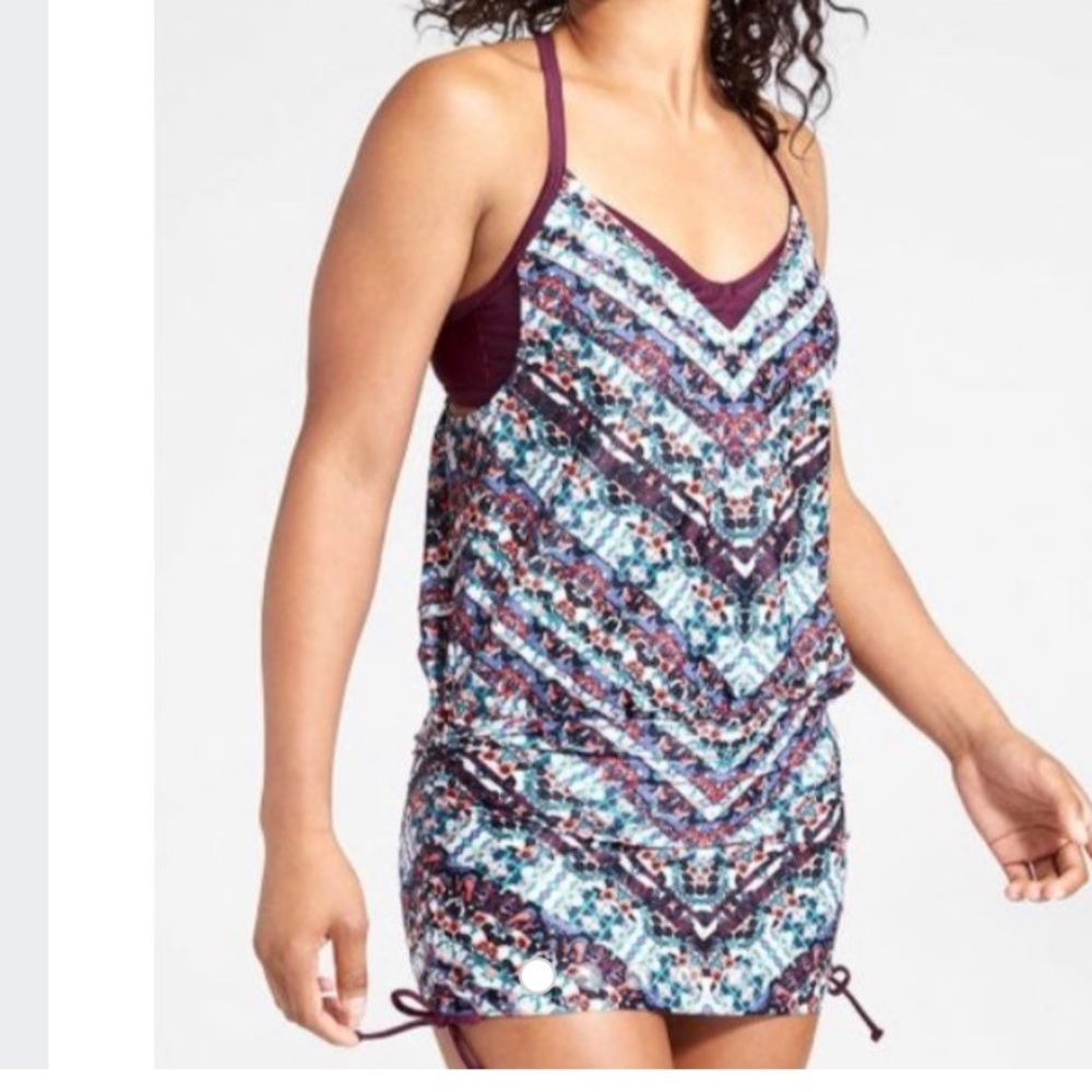 Marrakesh side scrunch tankini